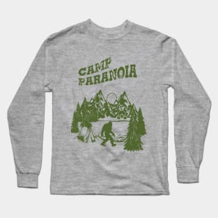 Camp PARANOIA - Bigfoot Edition! Long Sleeve T-Shirt